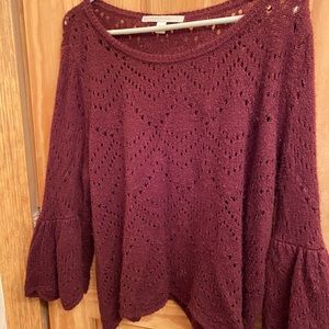 Cute Burgundy Sweater
